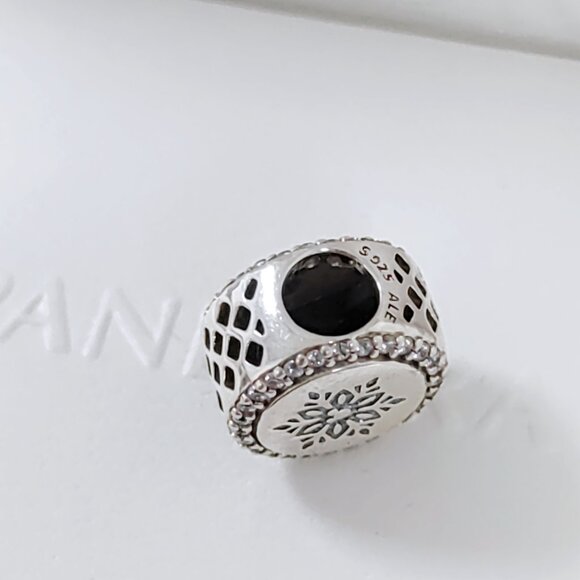 Pandora Snowman Merry Christmas Charm Bead Snow Winter Pendant S925 Silver Bead - Picture 5 of 7